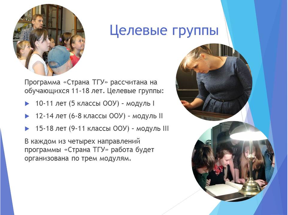 Целевые группы